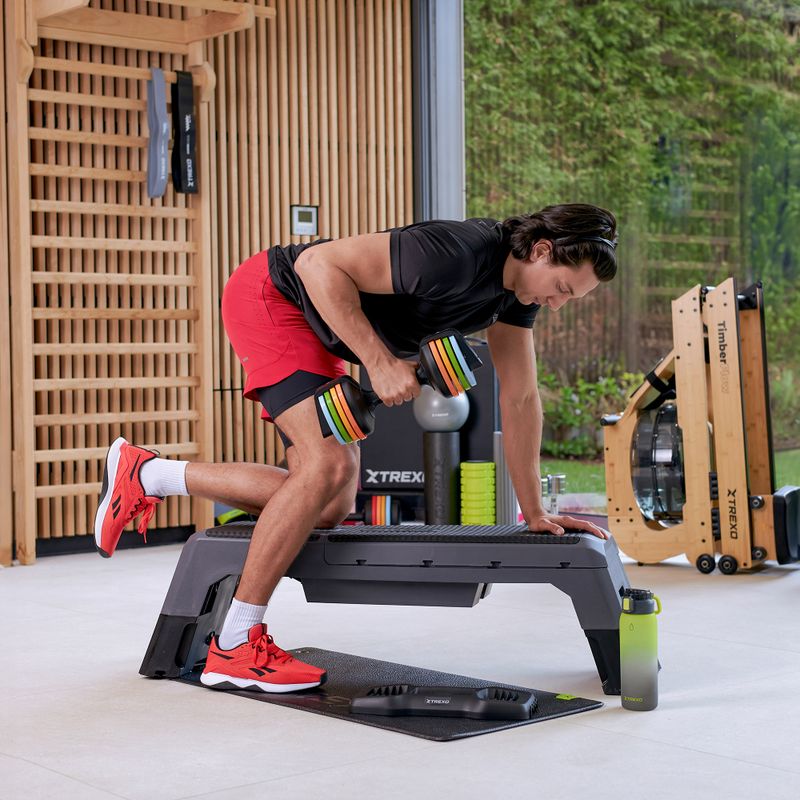 Állítható súlyzó XTREXO 11,5 kg multicolor 9