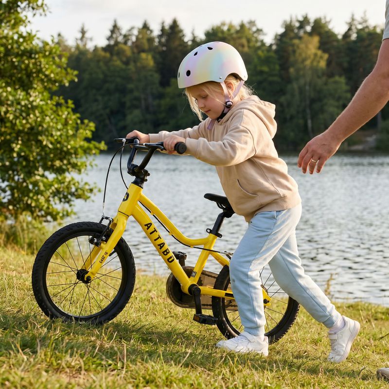 Gyermek kerékpár ATTABO EASE 16" 7,3 kg sárga 3