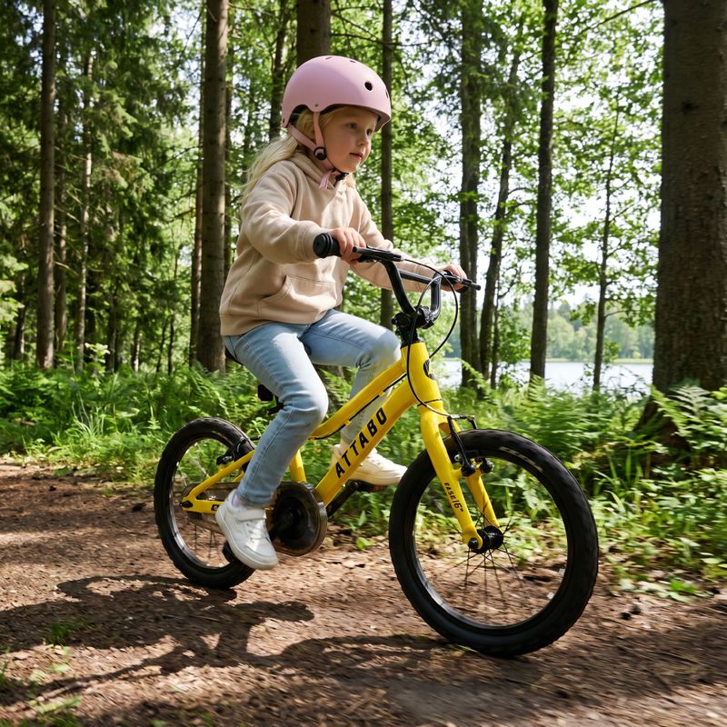 Gyermek kerékpár ATTABO EASE 16" 7,3 kg sárga 7