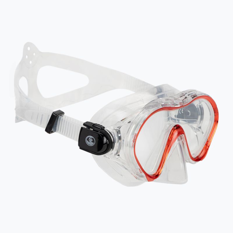 AQUASTIC Jetty snorkeling szett maszk + snorkel piros 2