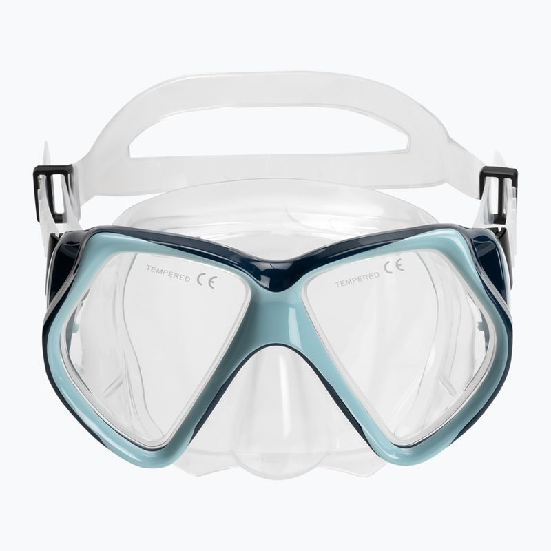 AQUASTIC Shoal snorkeling szett maszk + búvár kék 3