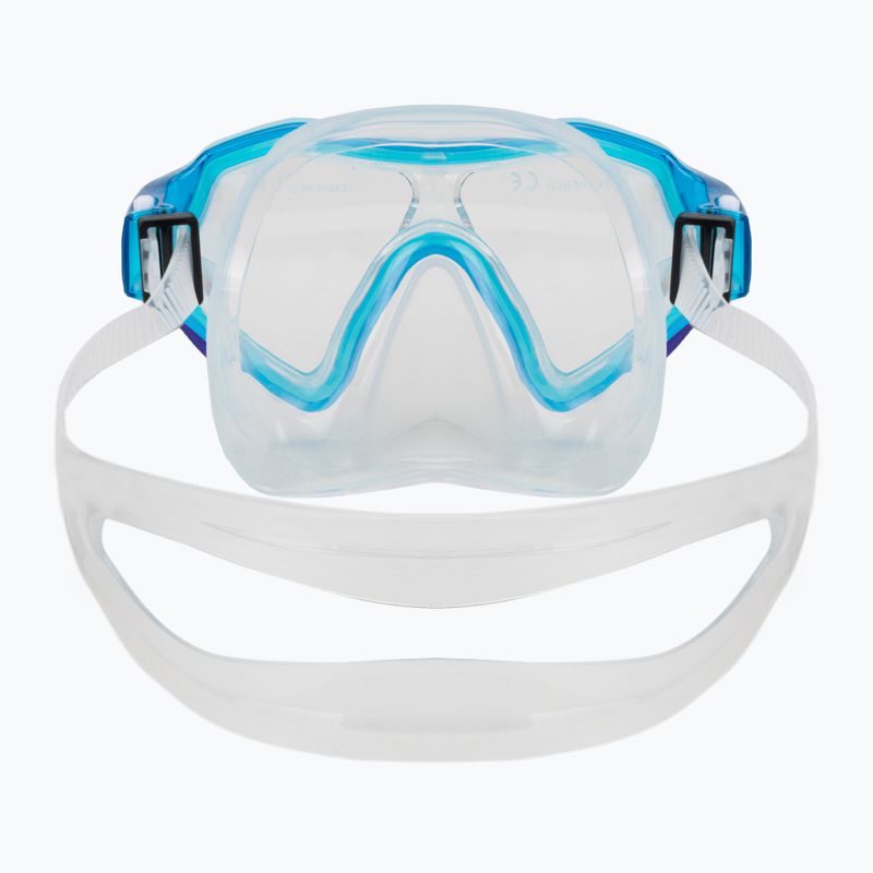 AQUASTIC Shelly gyermek snorkel készlet maszk + snorkel világoskék 4