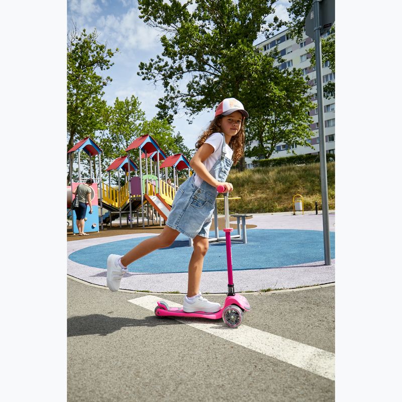 HUMBAKA Mini T háromkerekű gyermek robogó rózsaszín HBK-S6T 18