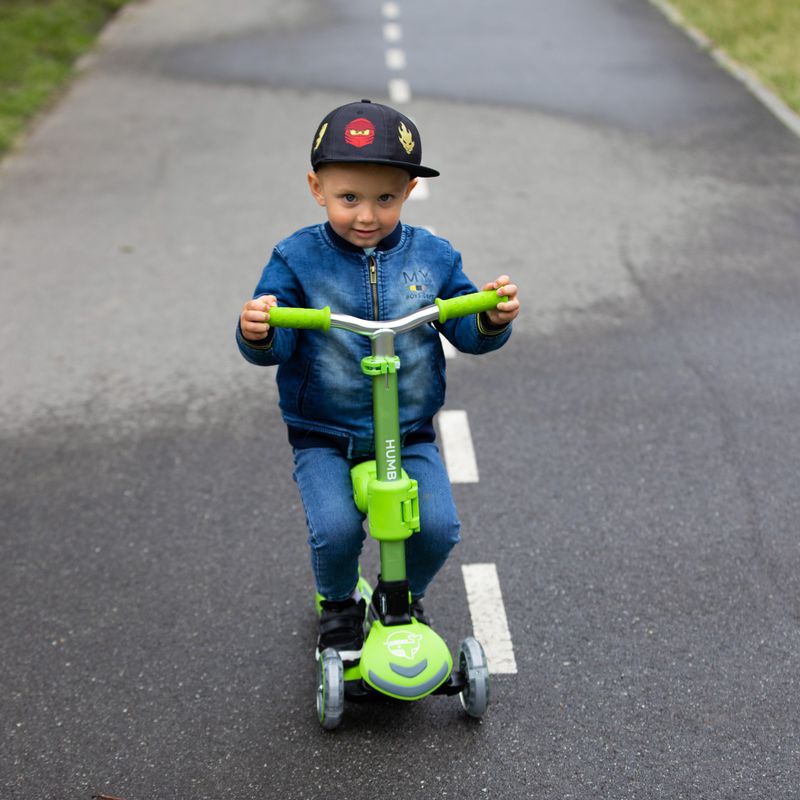 Gyermek háromkerekű robogó HUMBAKA Mini Y zöld HBK-S6Y 8