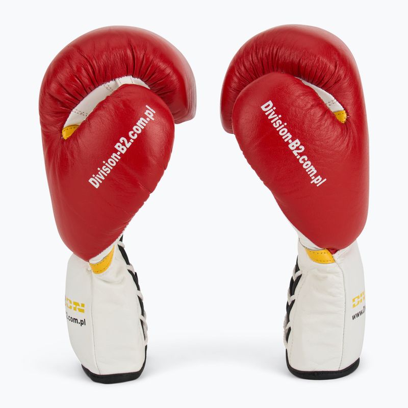 Boxkesztyű DIVISION B-2 DIV-PFG1500 Pro 3-Layer Foam red/white 4