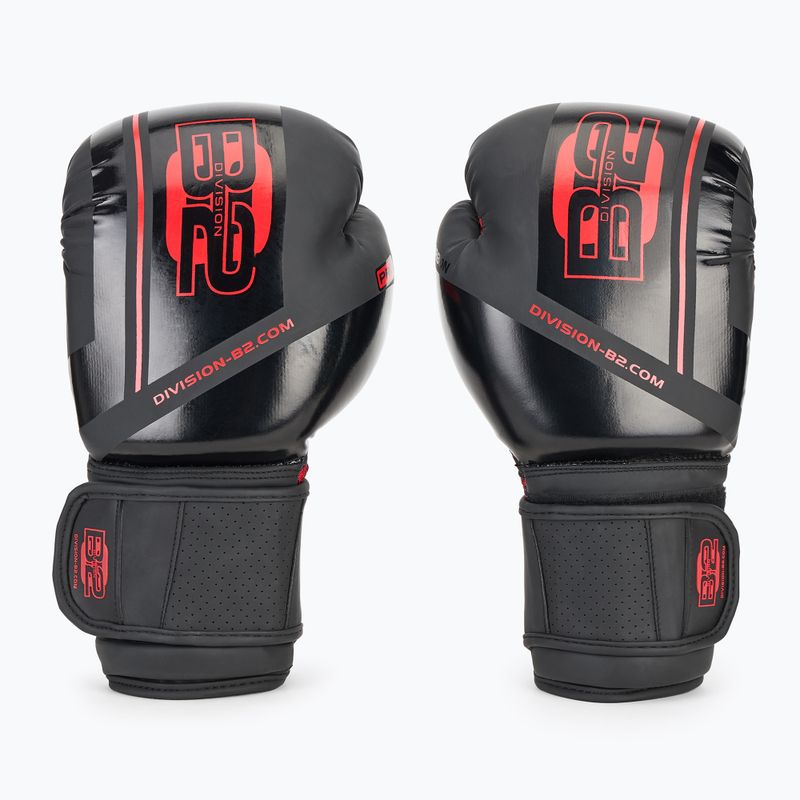 Boxkesztyű DIVISION B-2 Pro Carbon black/red 2