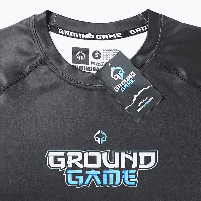 Férfi Ground Game Yokai 3.0 Rashguard fekete 22RASHYOK3SS 4