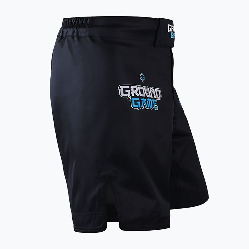 Ground Game MMA Yokai 3.0 férfi MMA rövidnadrág fekete 22SHORTSMMAYOK3 2