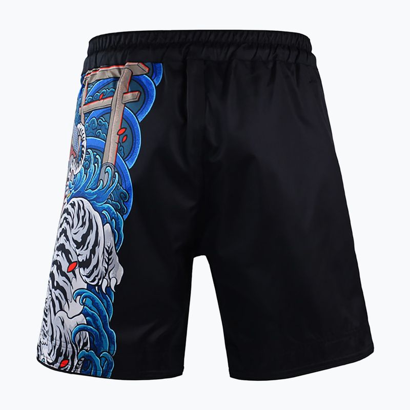 Ground Game MMA Yokai 3.0 férfi MMA rövidnadrág fekete 22SHORTSMMAYOK3 4