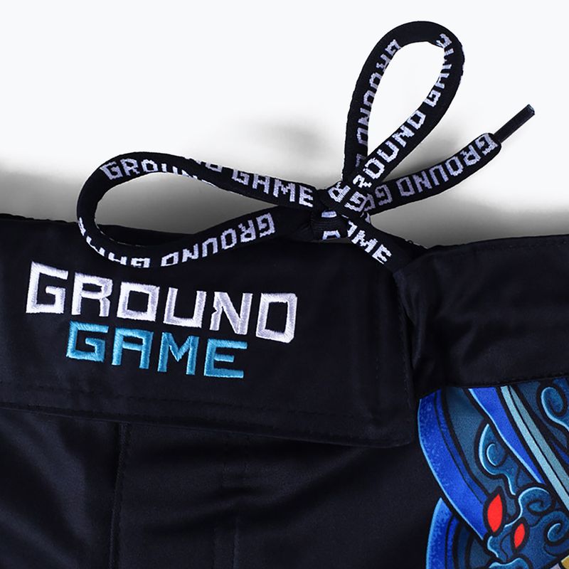 Ground Game MMA Yokai 3.0 férfi MMA rövidnadrág fekete 22SHORTSMMAYOK3 5