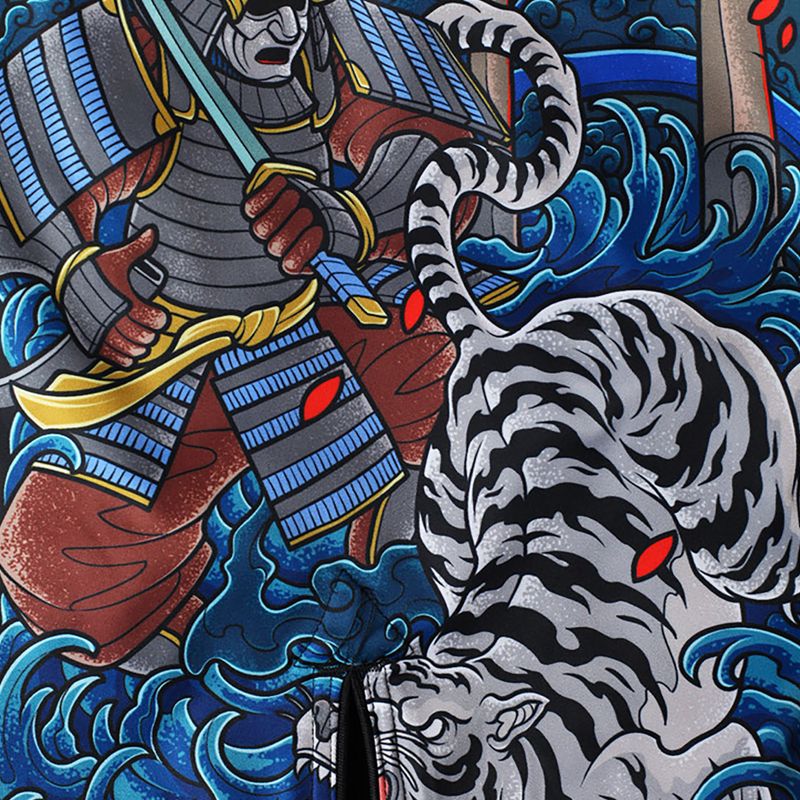 Ground Game MMA Yokai 3.0 férfi MMA rövidnadrág fekete 22SHORTSMMAYOK3 7
