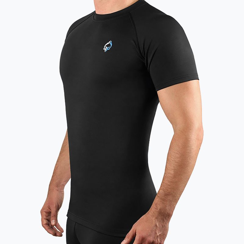 Férfi Ground Game Essential rashguard fekete 22RASHESLOGOSS 2