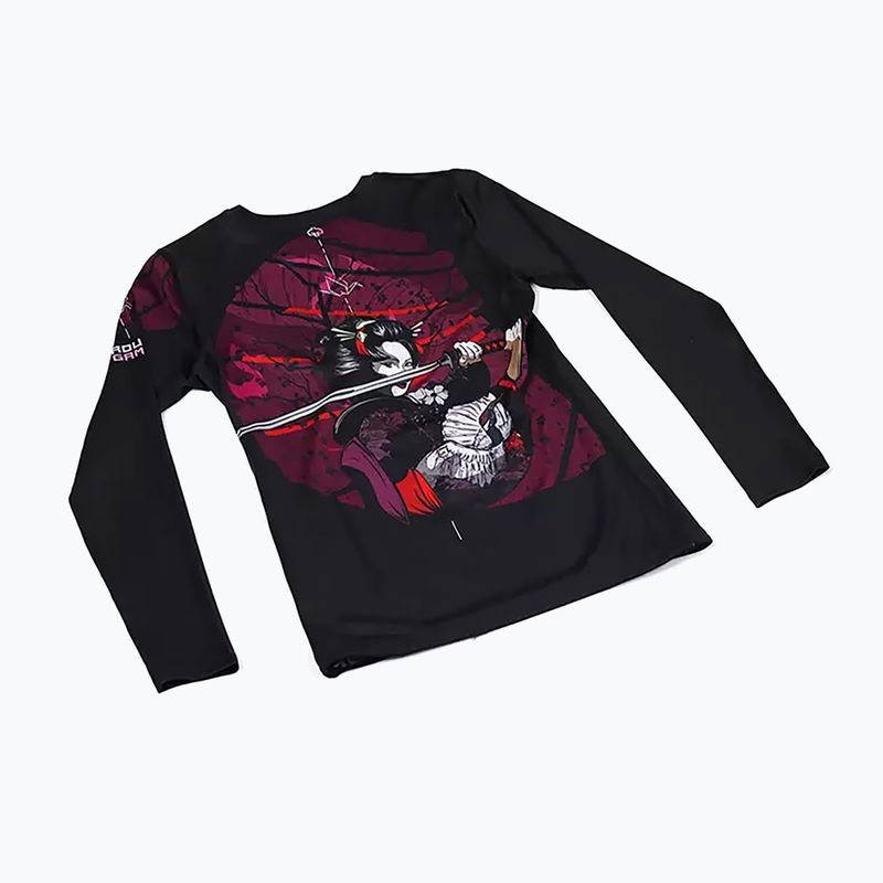 Női Ground Game Tsuru Warrior Rashguard fekete 22WRASHLSGEIS 22WRASHLSGEIS