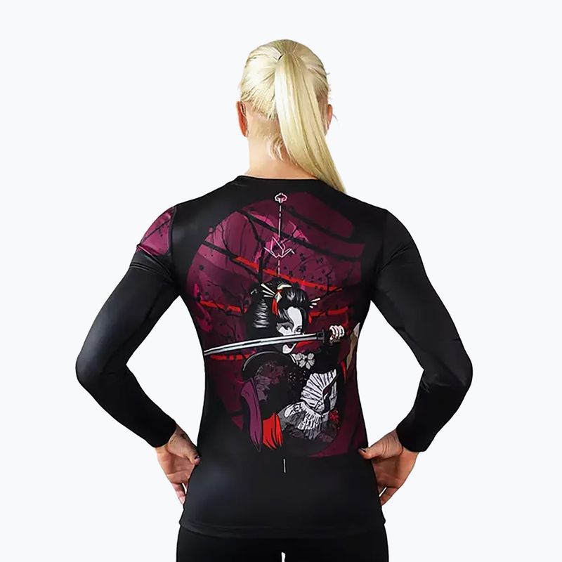 Női Ground Game Tsuru Warrior Rashguard fekete 22WRASHLSGEIS 22WRASHLSGEIS 2