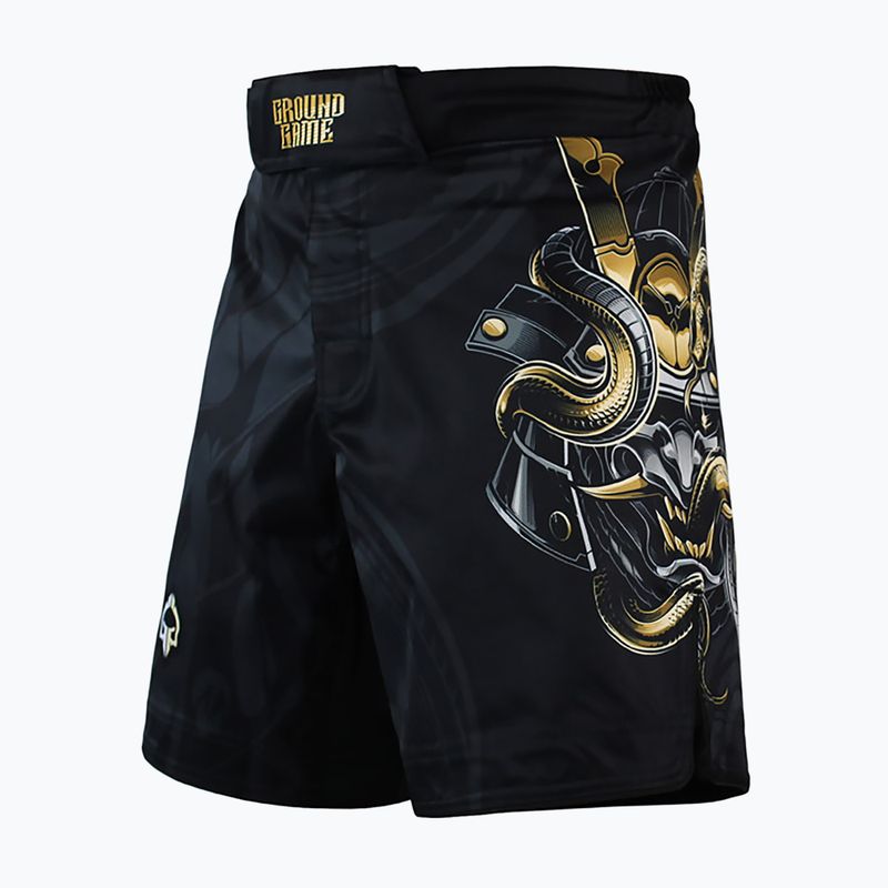 Férfi Ground Game MMA rövidnadrág Oni Samurai fekete 22SHORMMASAM3 2