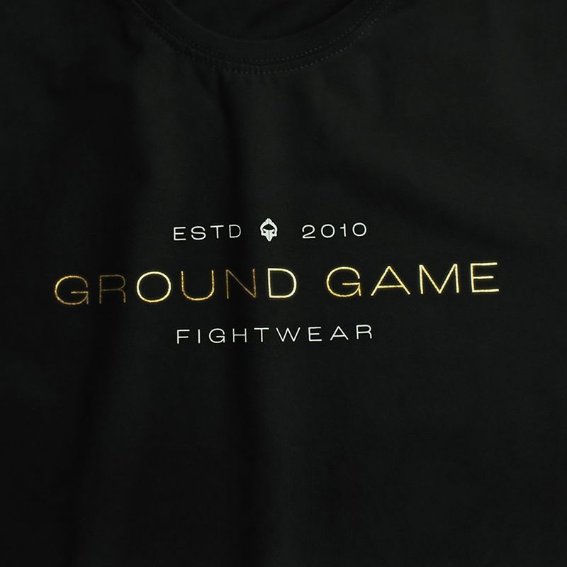 Férfi Ground Game Gold Typo póló 3
