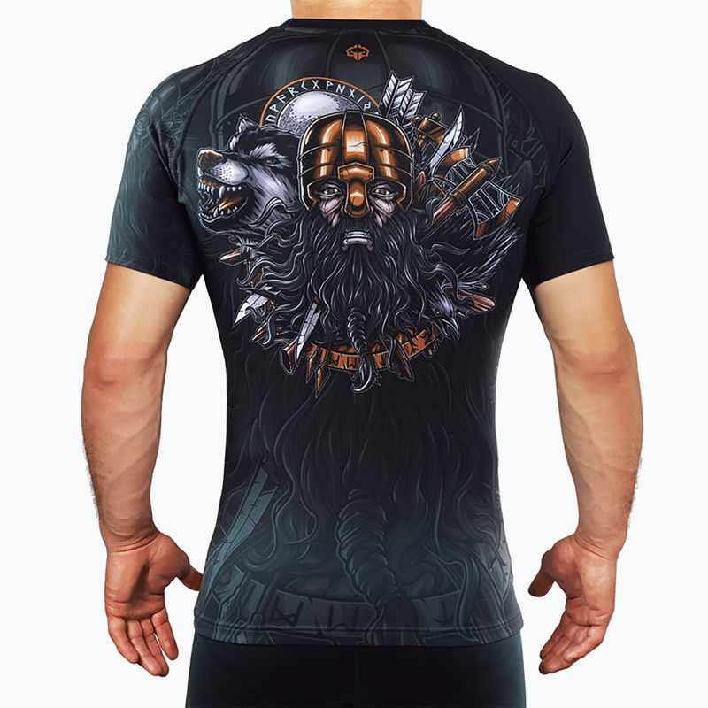 Férfi Ground Game Ragnarok többszínű Rashguard 2