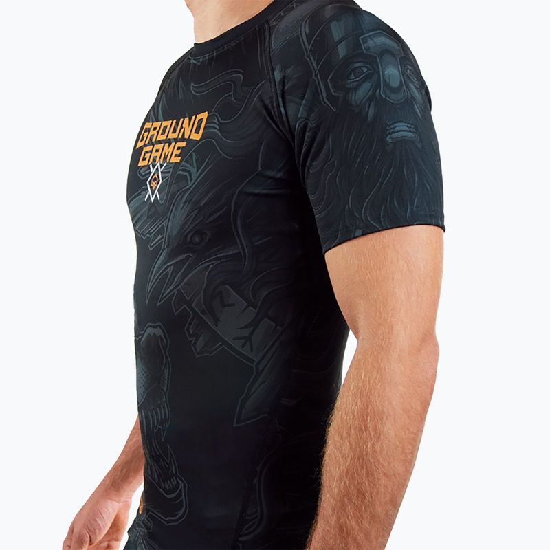 Férfi Ground Game Ragnarok többszínű Rashguard 4