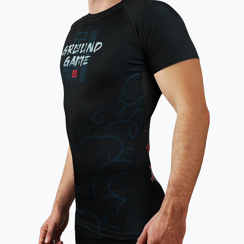 Ground Game férfi Rashguard Ashi Garami multicolor 3