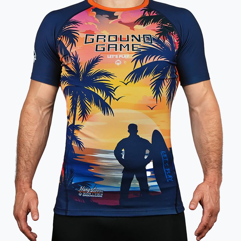 Férfi Ground Game Rashguard Hang Loose több színű