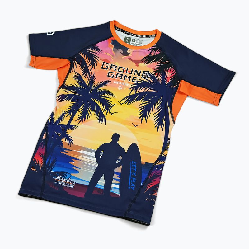 Férfi Ground Game Rashguard Hang Loose több színű 3