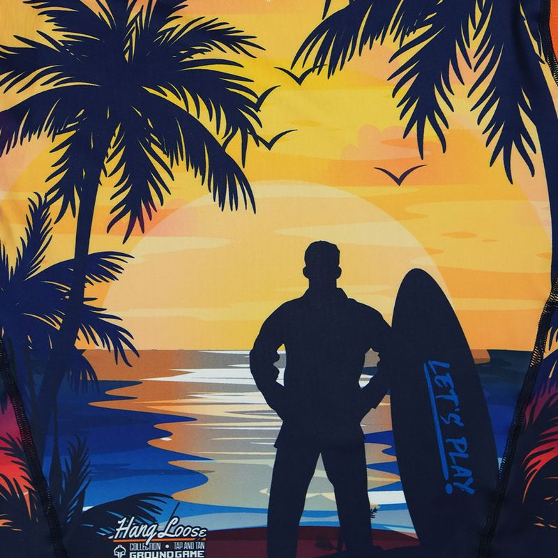 Férfi Ground Game Rashguard Hang Loose több színű 3