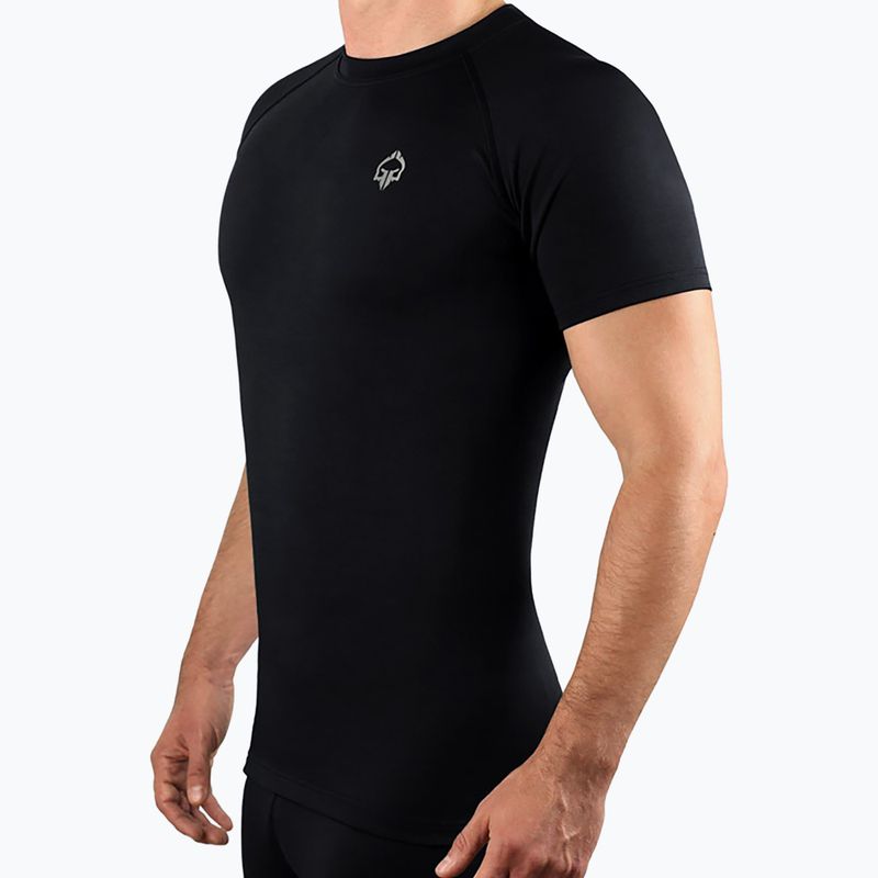 Rashguard Ground Game Essential Platinum fekete 3