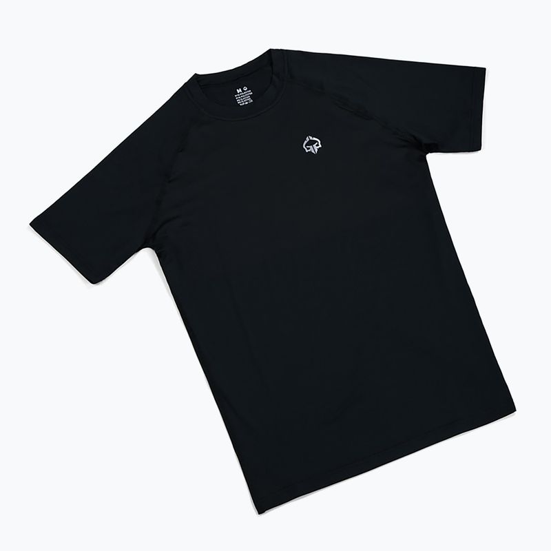 Rashguard Ground Game Essential Platinum fekete 4