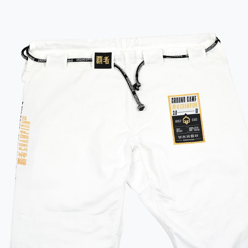 Gi brazil jiu-jitsuhoz Ground Game Champion 3.0 fehér 20