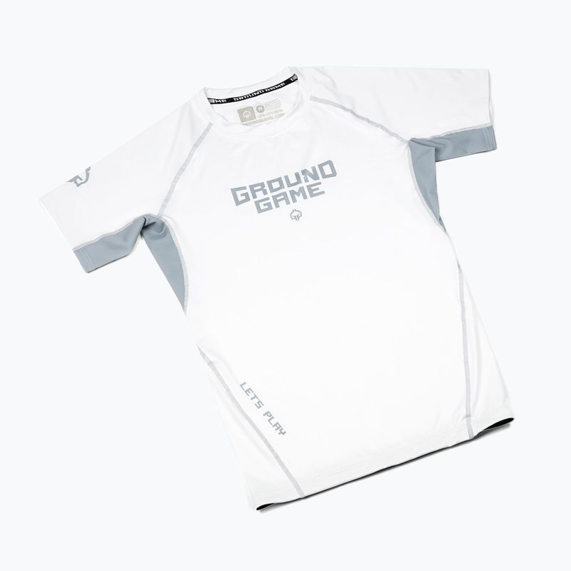 Rashguard Ground Game Athletic Platinum fehér 3