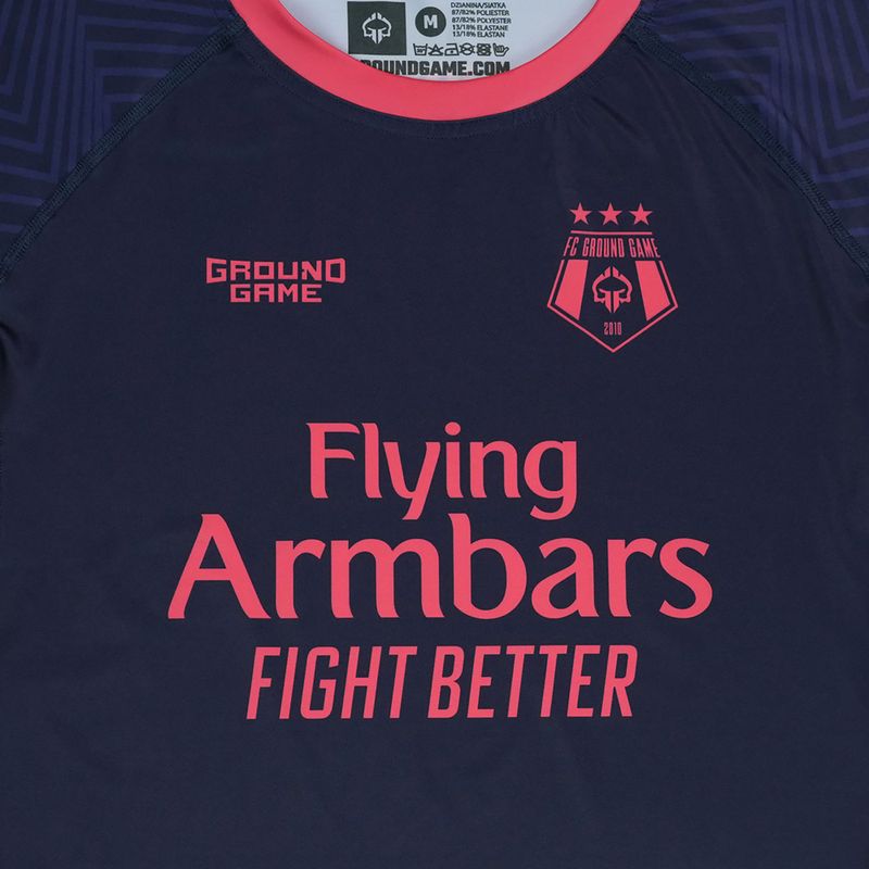 Rashguard Ground Game FC karfatartó tengerészkék 4