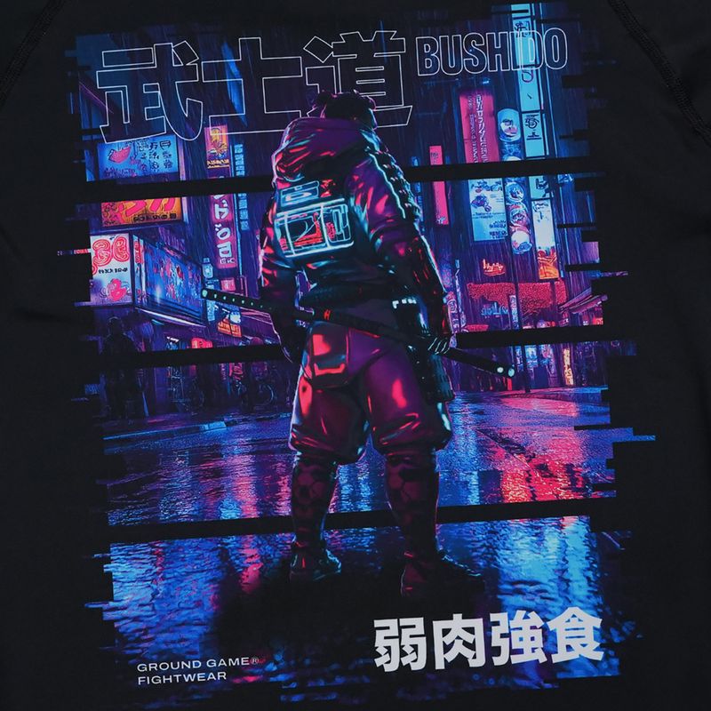 Rashguard Ground Game Cyber Samurai több színű 5