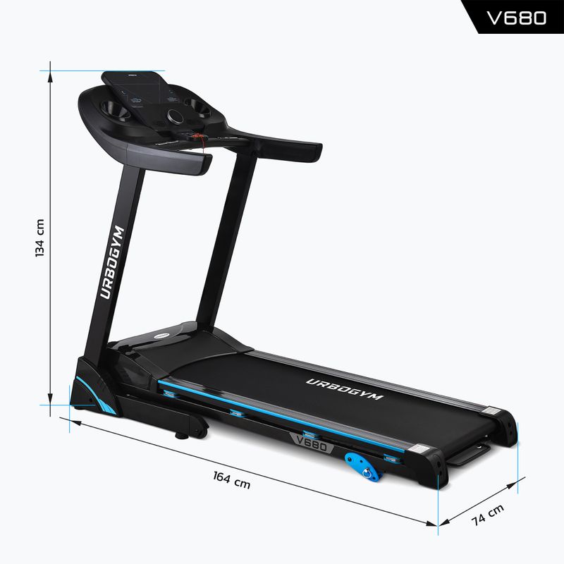 Urbogym V680 elektromos futópad 5904906085053 4