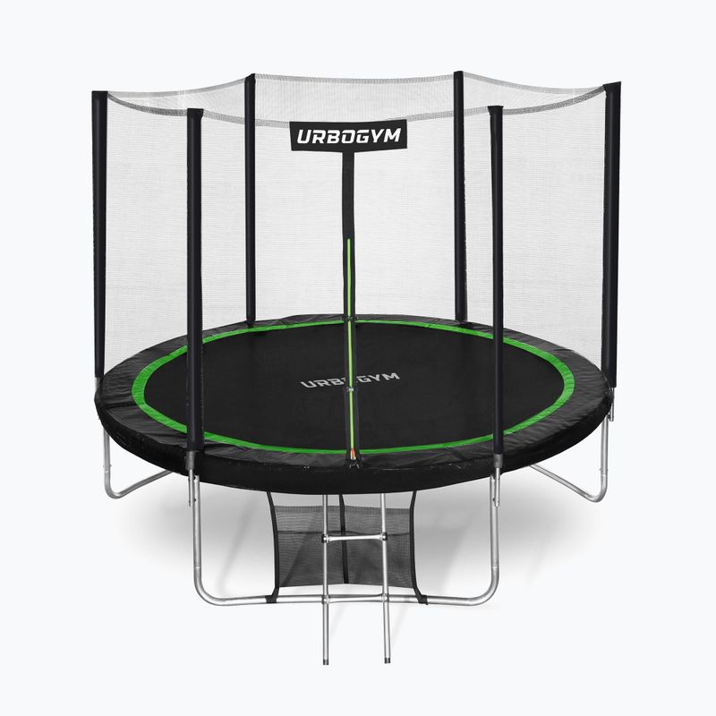 Urbogym Classic 312 cm-es kerti trambulin fekete 10FT 2