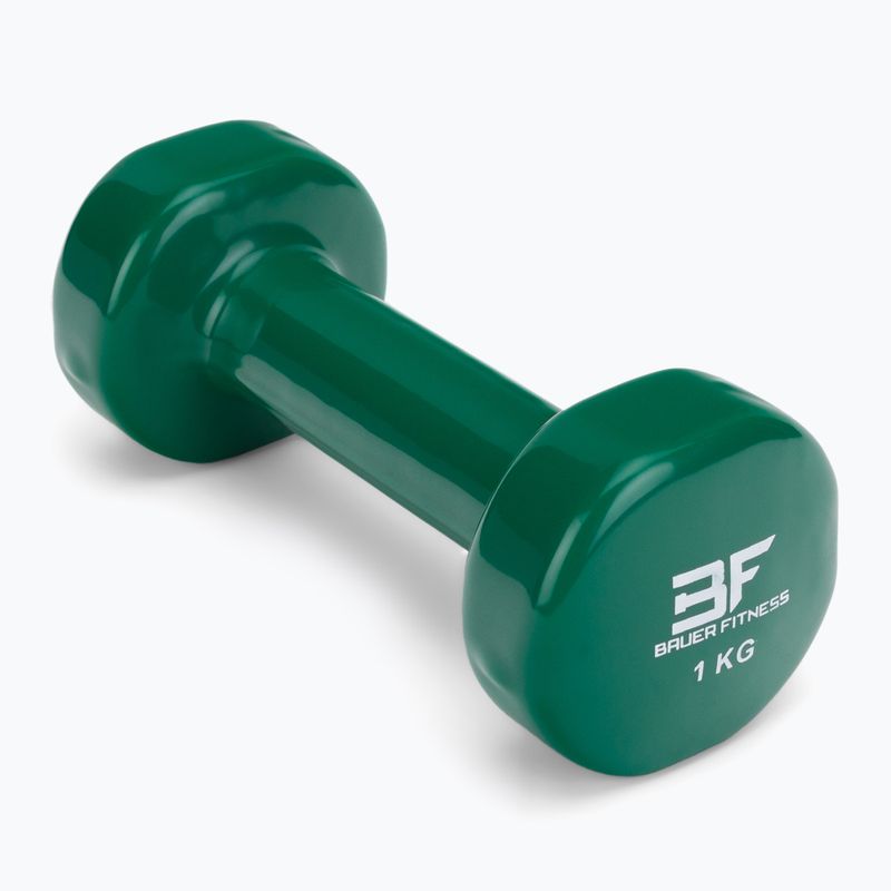 BAUER 1 kg-os vinyl súlyzó sárga AC-1402