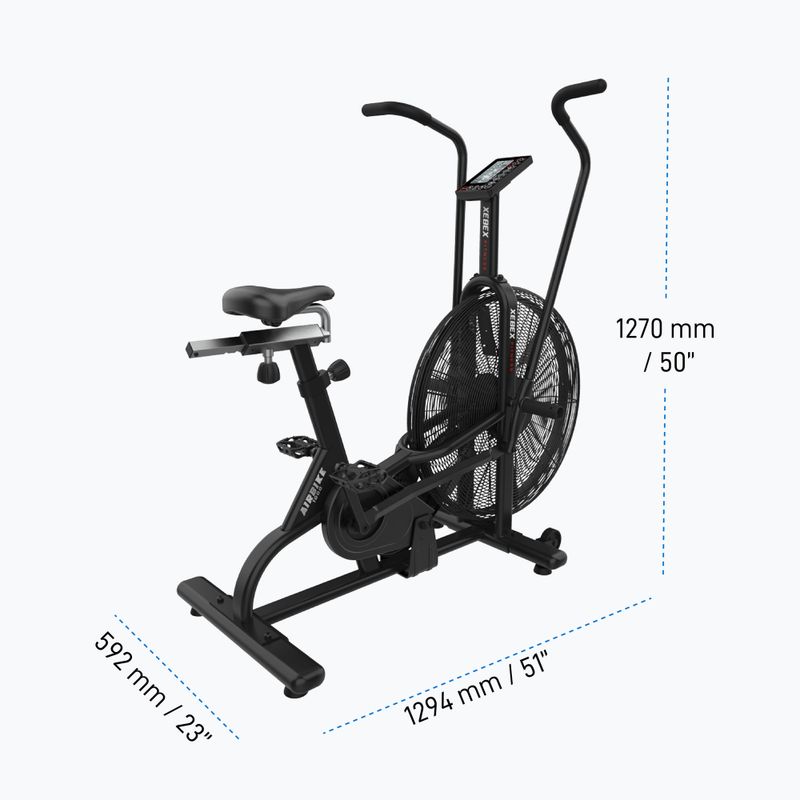 Légpárnás kerékpár Xebex Air 1000 black 8