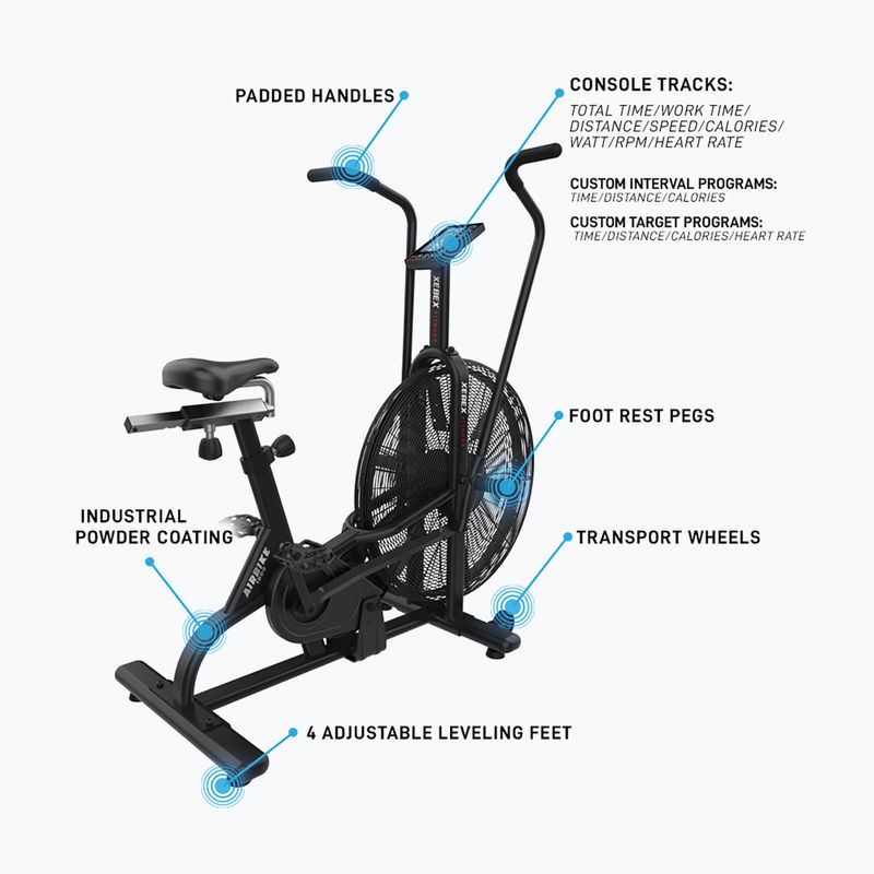 Légpárnás kerékpár Xebex Air 1000 black 9