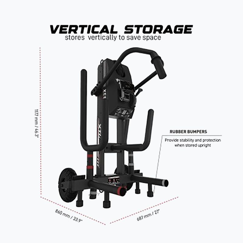 Ellenállási szánkó XEBEX XT4 Sled black 4