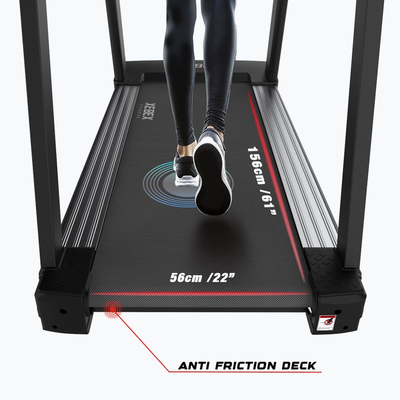 Elektromos futópad XEBEX SledTrac 6000 black 11