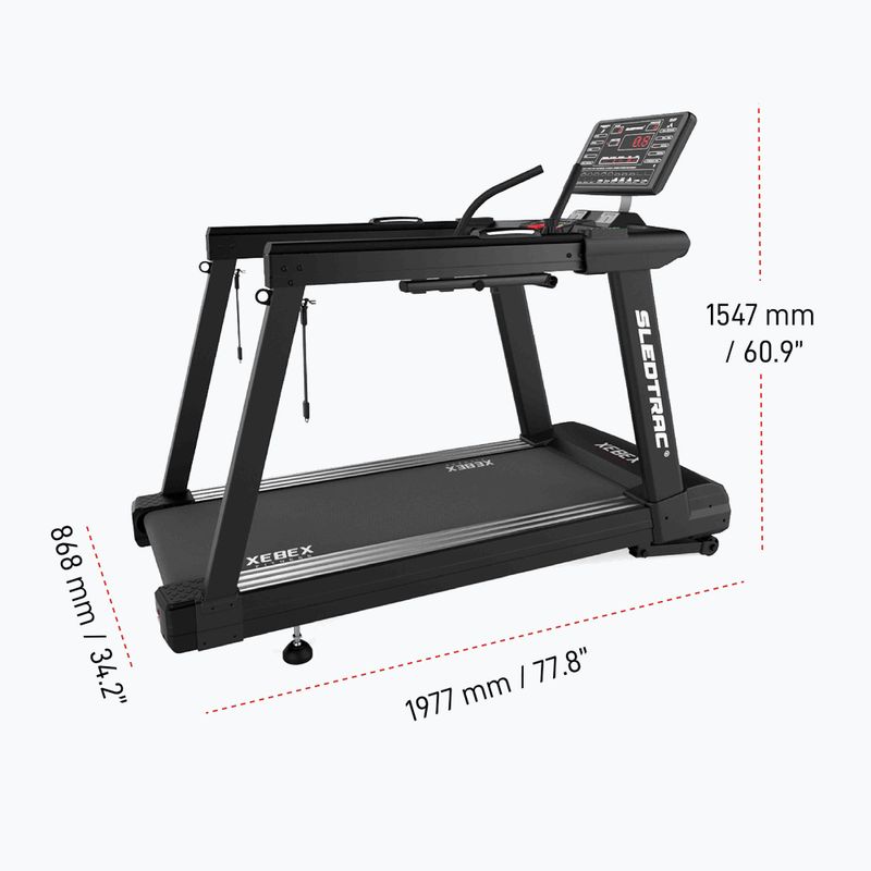 Elektromos futópad XEBEX SledTrac 6000 black 12