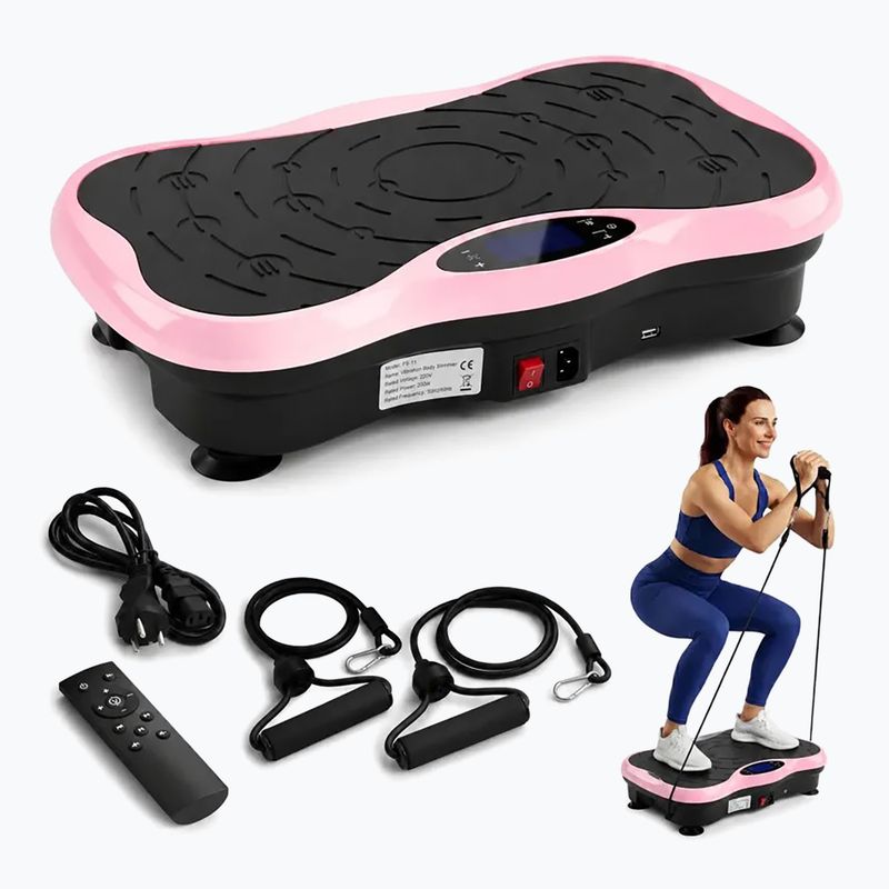 Vibrációs platform Extralink Moonwalk Spin Move black/pink 7