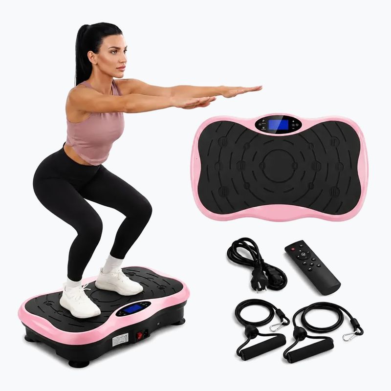 Vibrációs platform Extralink Moonwalk Spin Move black/pink 8