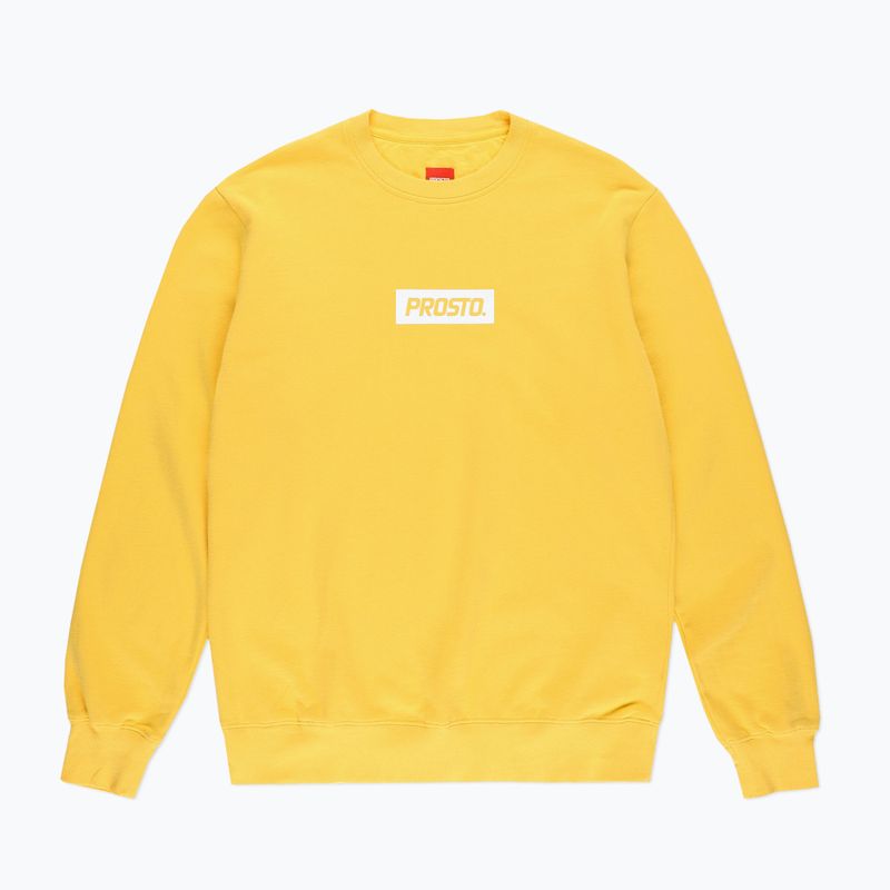 Férfi PROSTO Crewneck Sweatshirt Bokz sárga