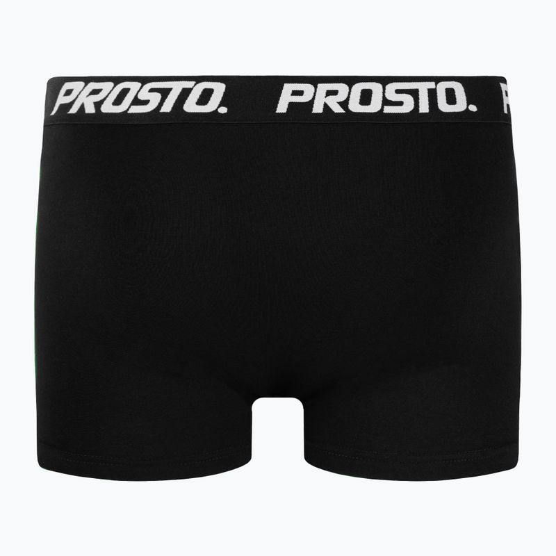 PROSTO Boxers férfi boxeralsó, 3 db, black 2