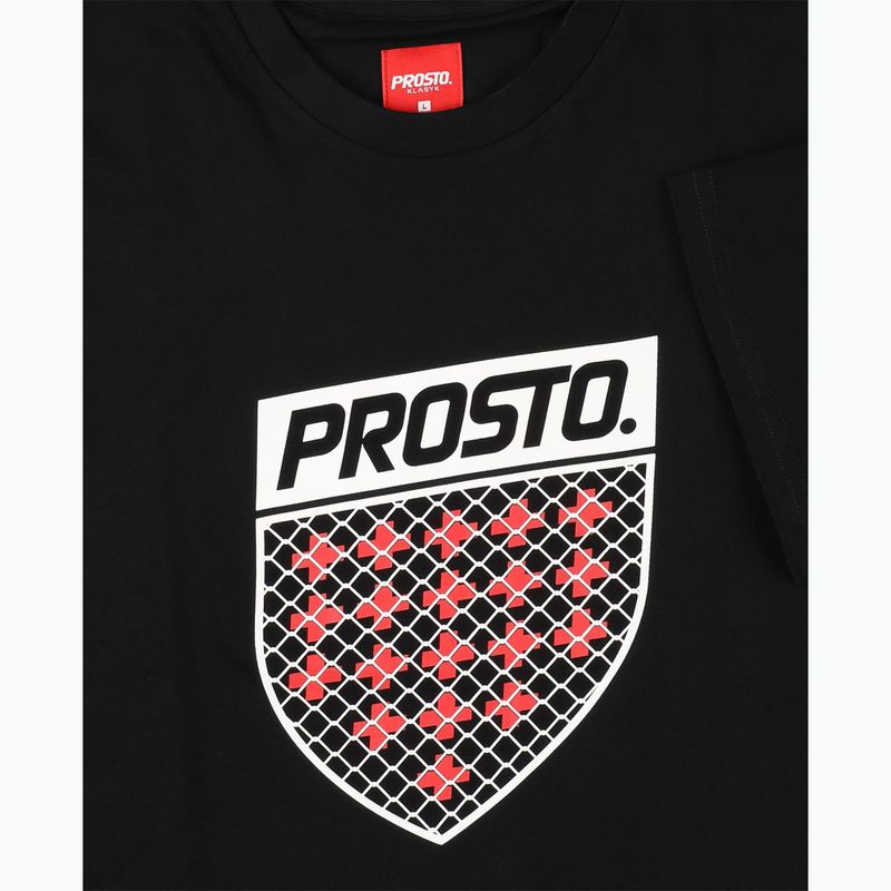PROSTO Tripad fekete férfi póló 3