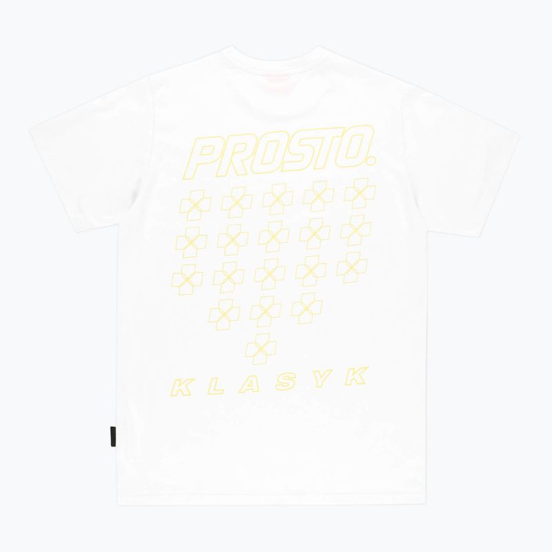 Férfi póló PROSTO Palmar white 2