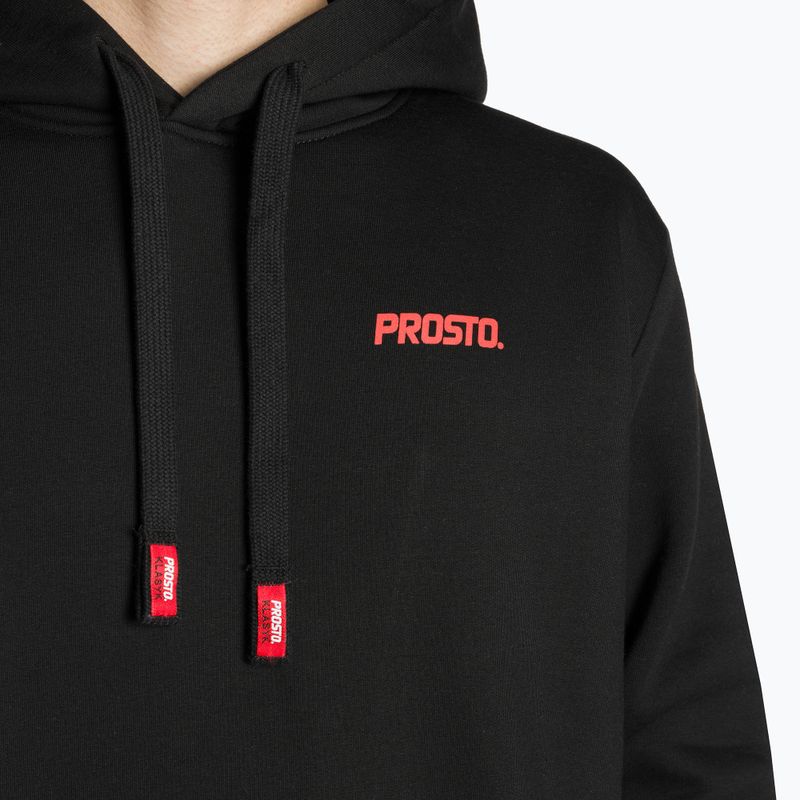 Férfi melegítőfelső PROSTO Hoodie Blitzy black 3