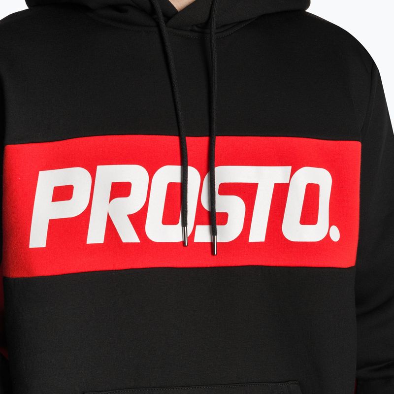 Férfi melegítőfelső PROSTO Hoodie Quazz black 3