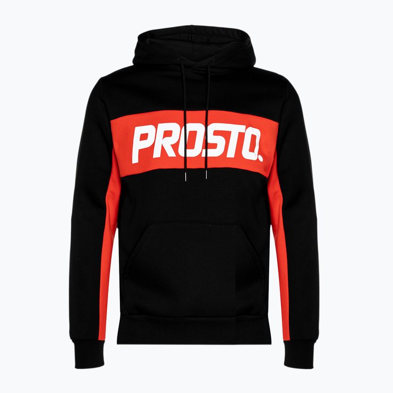 Férfi melegítőfelső PROSTO Hoodie Quazz black 4