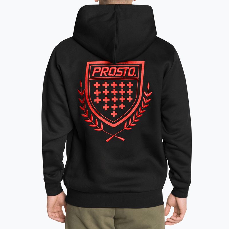 Férfi melegítőfelső PROSTO Hoodie Pomet black 2